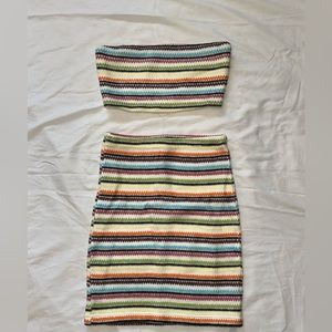 Princess Polly two piece strapless set